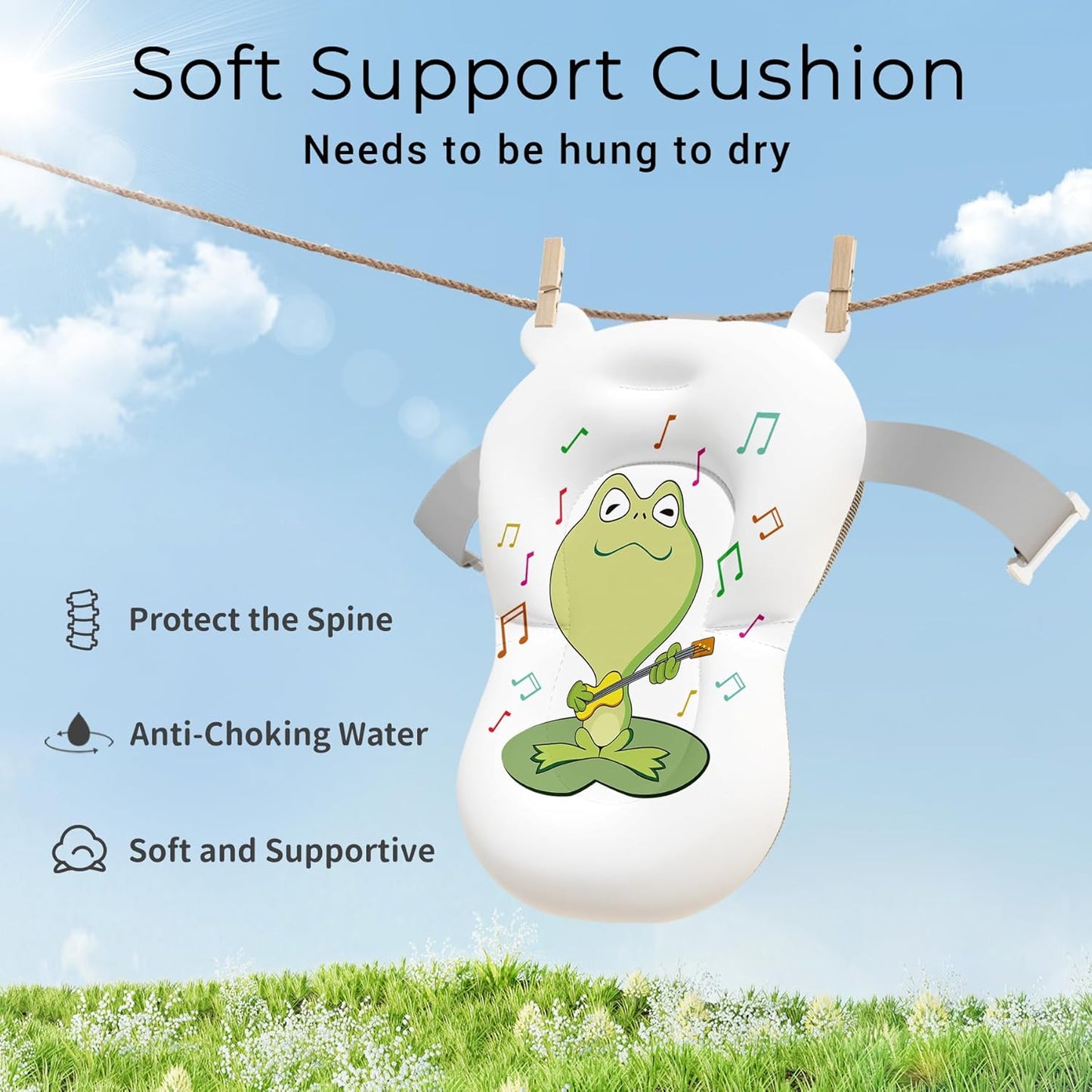 Baby Bathtub, Collapsible Newborn Bathtub for Infant to Toddler 0-24 M