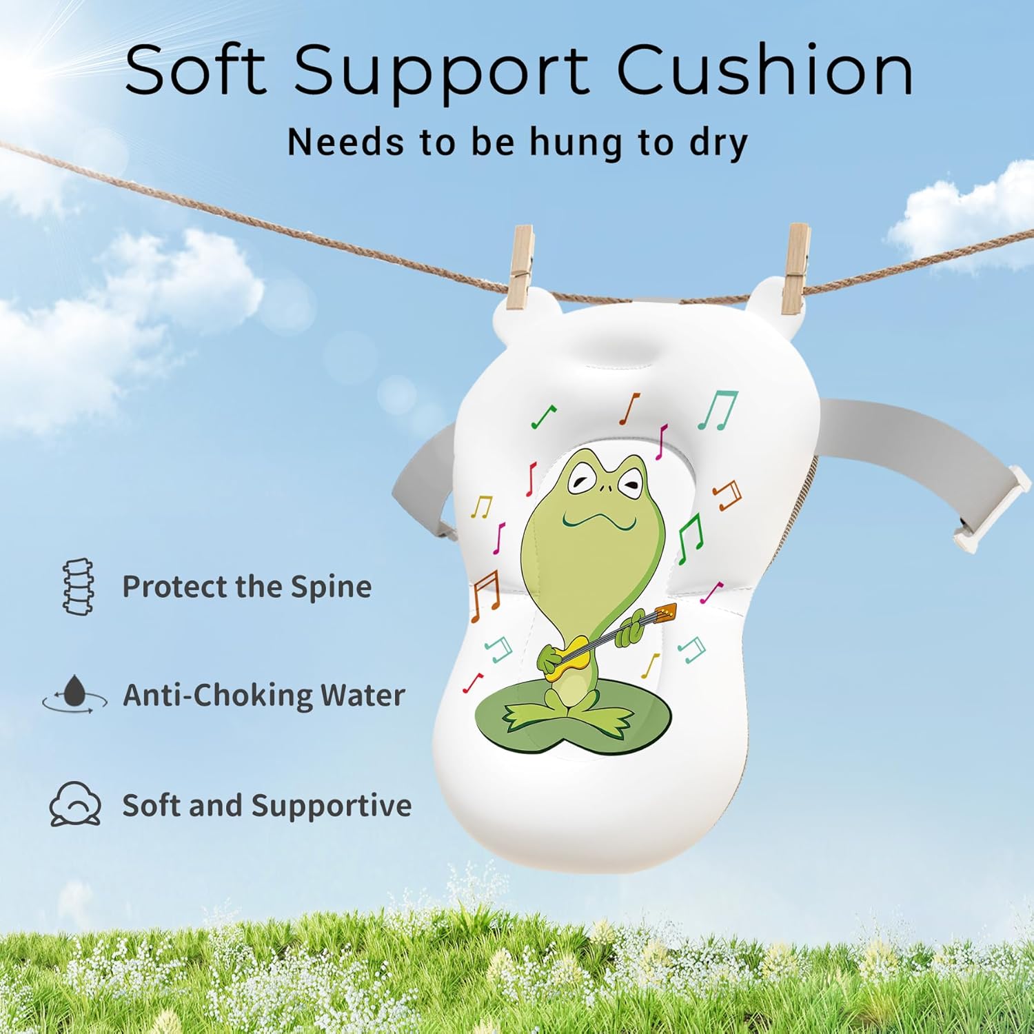 Baby Bathtub, Collapsible Newborn Bathtub for Infant to Toddler 0-24 M