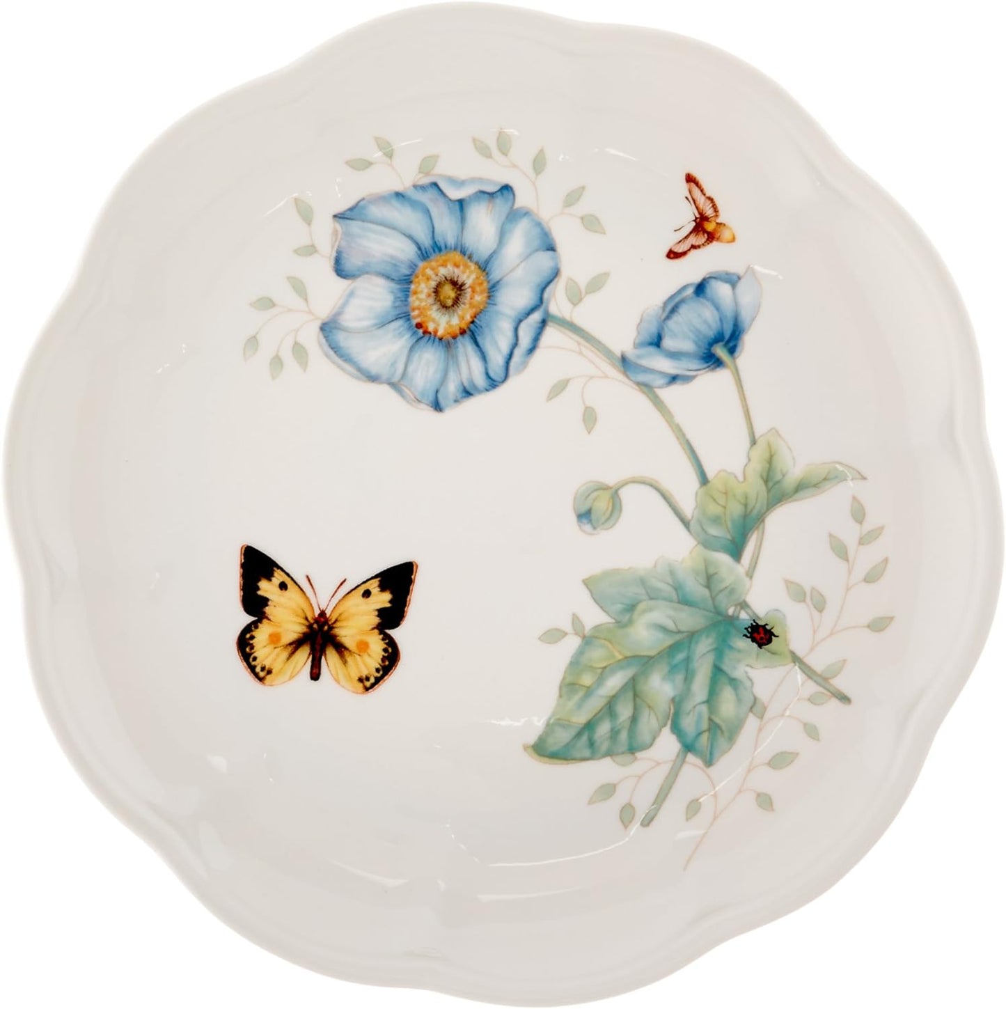 Lenox Dinnerware Set, Butterfly Meadow 18-Piece Set, Service For 6, Wh