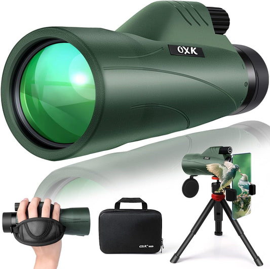 12x56 High Power Monocular Telescope for Adults | Comes with Smartphon