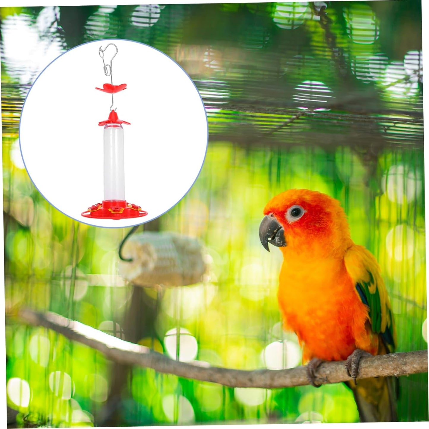 Milisten Hanging Hummingbird Feeder for Outdoor Use Elegant Water Disp