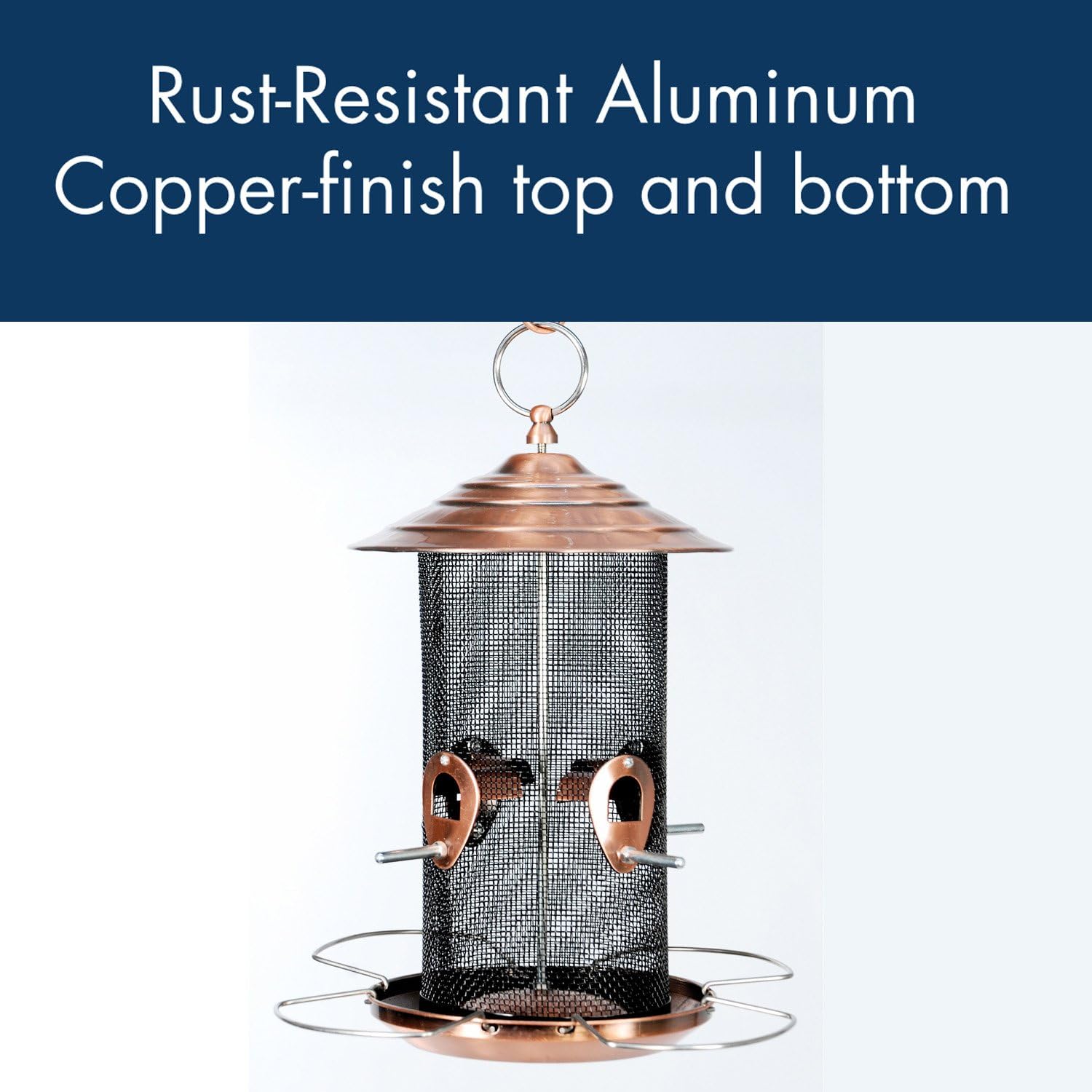 Woodlink WLCBN Copper Finish Nyjer Feeder