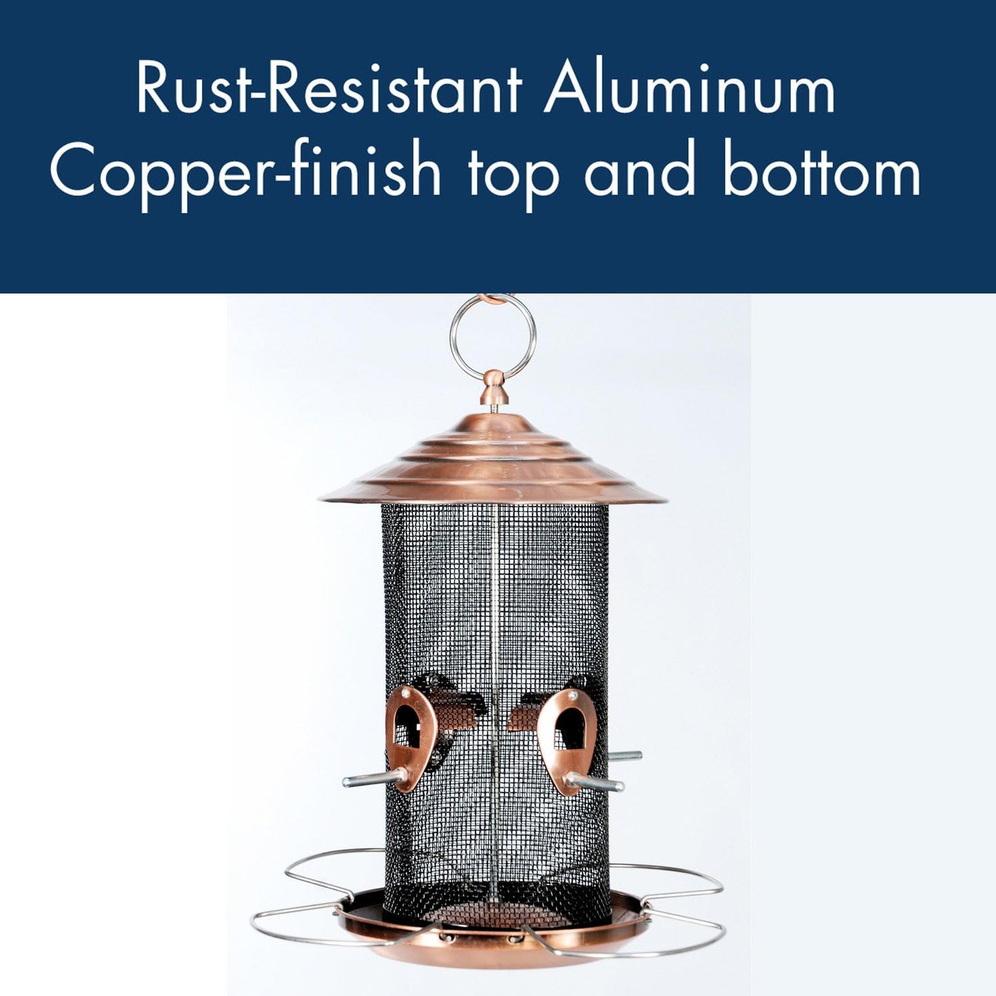 Woodlink WLCBN Copper Finish Nyjer Feeder
