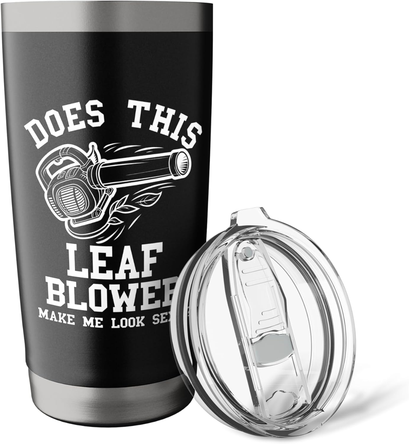 Sexy Leaf Blower Shirt Men Funny Lawn Care Yardwork Leaves Stainless Steel Insulated Tumbler