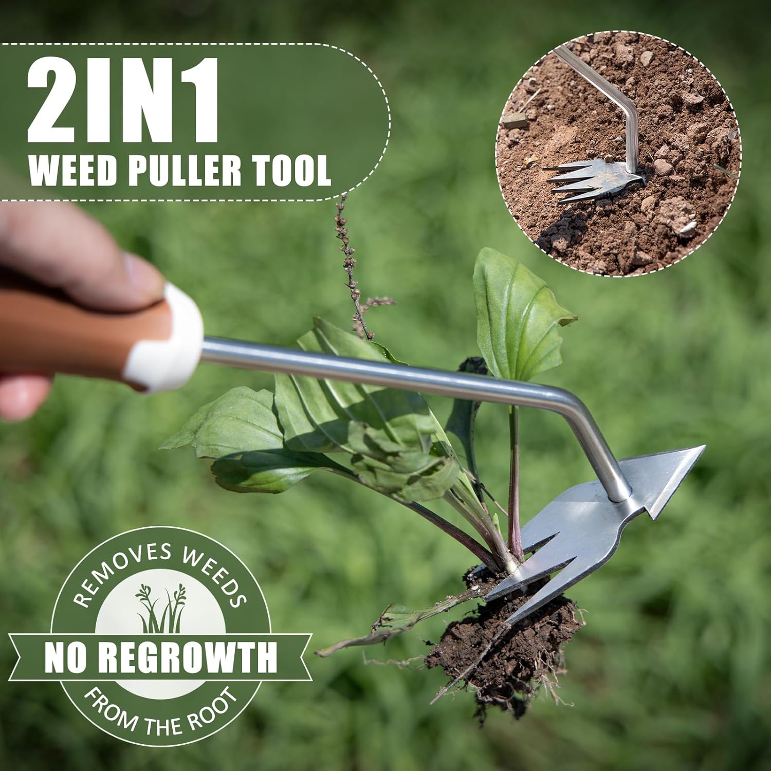 Garden Tool Set, 12 Pcs Heavy Duty Floral Gardening Tools Kit with Gar