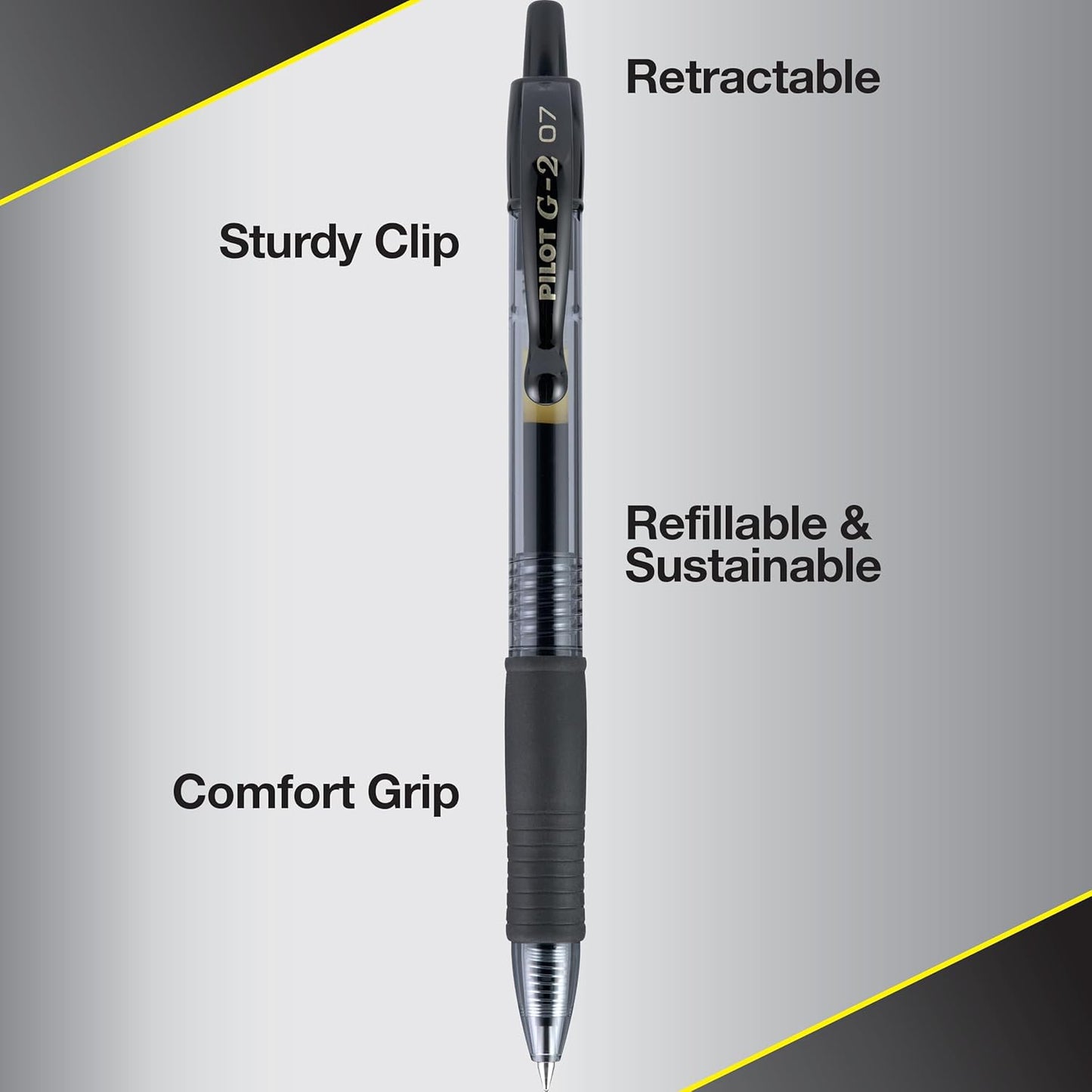 Pilot G2 Premium Gel Roller Pens 0.7, Fine Point Smooth Writing Pens B