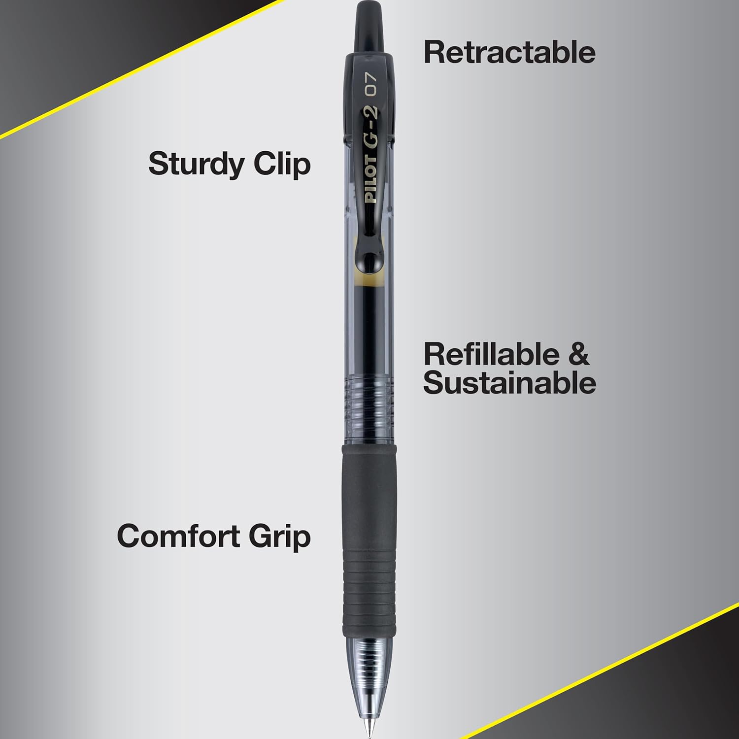 Pilot G2 Premium Gel Roller Pens 0.7, Fine Point Smooth Writing Pens B