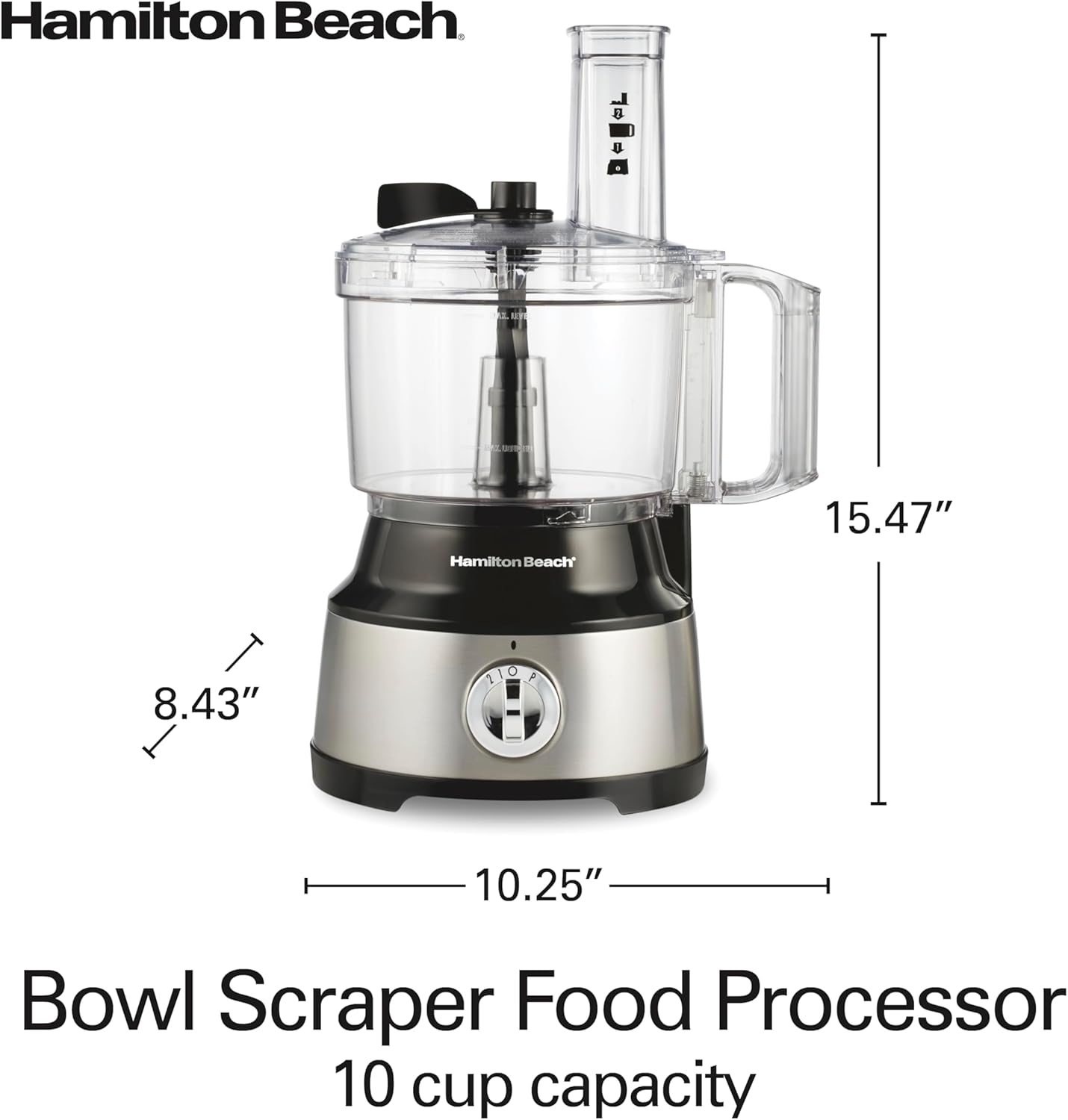 Hamilton Beach Food Processor & Vegetable Chopper for Slicing, Shreddi