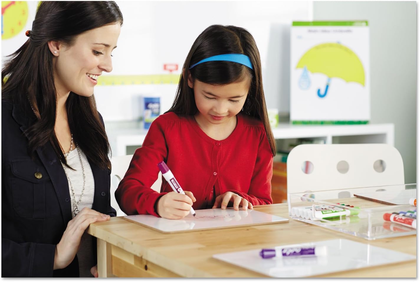 EXPO Dry Erase Markers Chisel Tip Black Low-Odor Perfect for Whiteboar