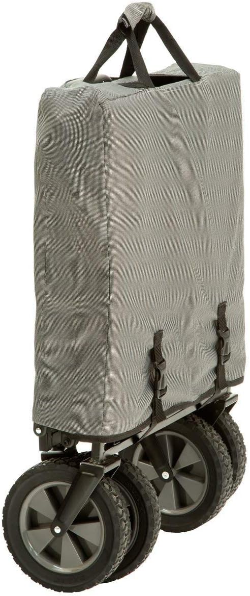 Mac Sports Collapsible Outdoor Utility Wagon with Folding Table and Dr