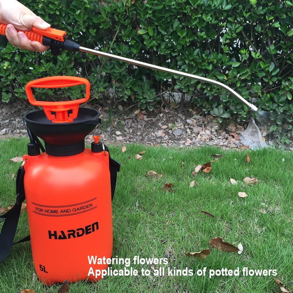 1 Gallon Pump Sprayer - Garden & Lawn Care for Weeds Stainless Steel R