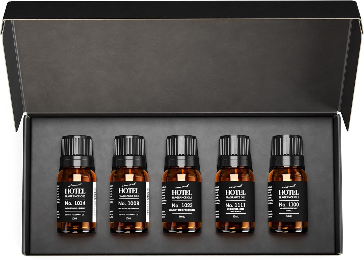 AirScent Hotel Diffuser Oil Gift Set - Buyers’ Best Picks - 10 mL, 0.34 fl oz Hotel Fragrance Oil Gift Set - Inspired by The Baccarat NYC, My Way and Capri Brezza and Other Hotel Scent Samples