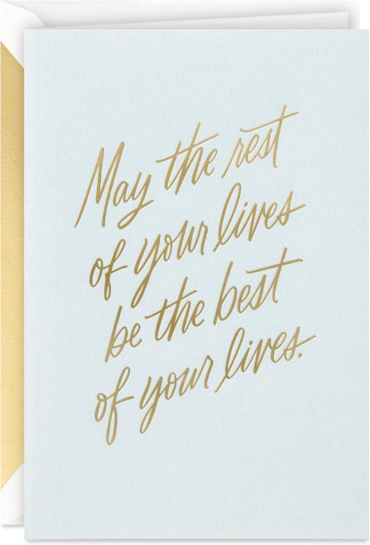 Hallmark Signature Wedding Card, Bridal Shower Card, Engagement Card (