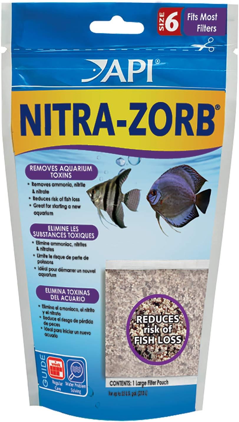 API NITRA-ZORB SIZE 6 Aquarium Canister Filter Filtration Pouch 1-Coun