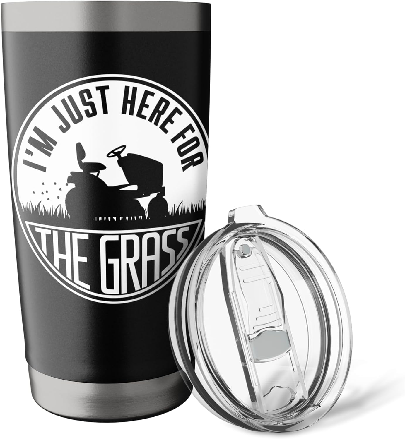 Funny Lawn Mowing for Landscapers Gardening Lawn Care Stainless Steel Insulated Tumbler