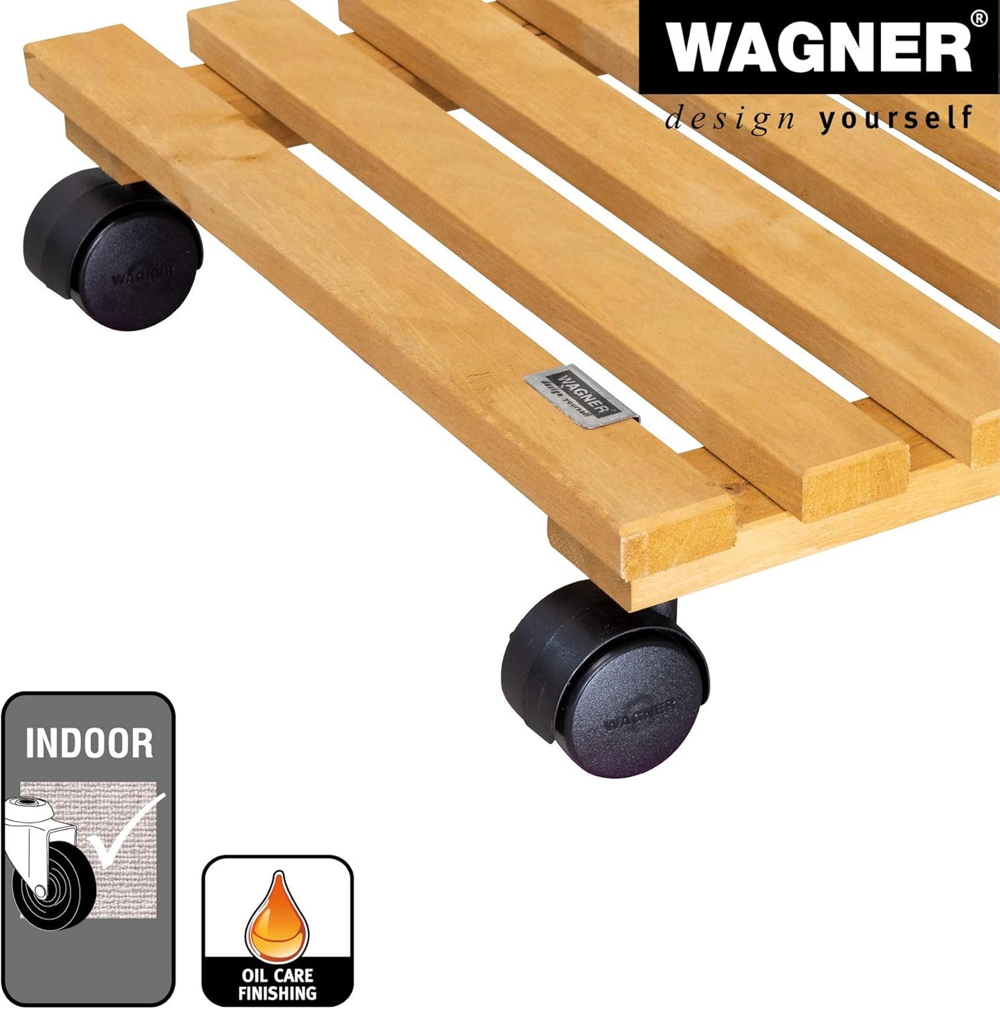 Wagner System 20083501 Multi-Roller Nature Gardening Wagon, Oiled