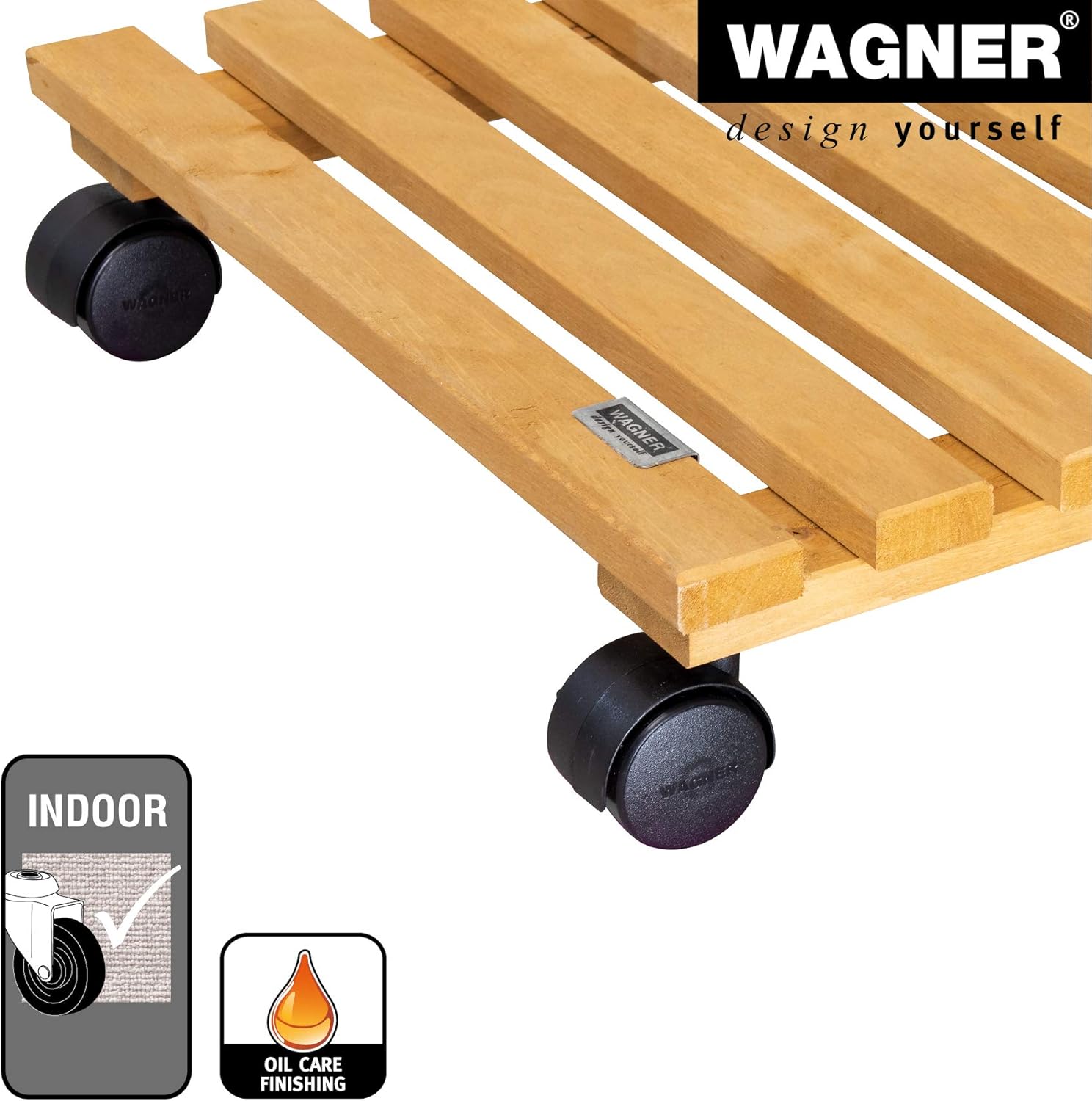Wagner System 20083501 Multi-Roller Nature Gardening Wagon, Oiled