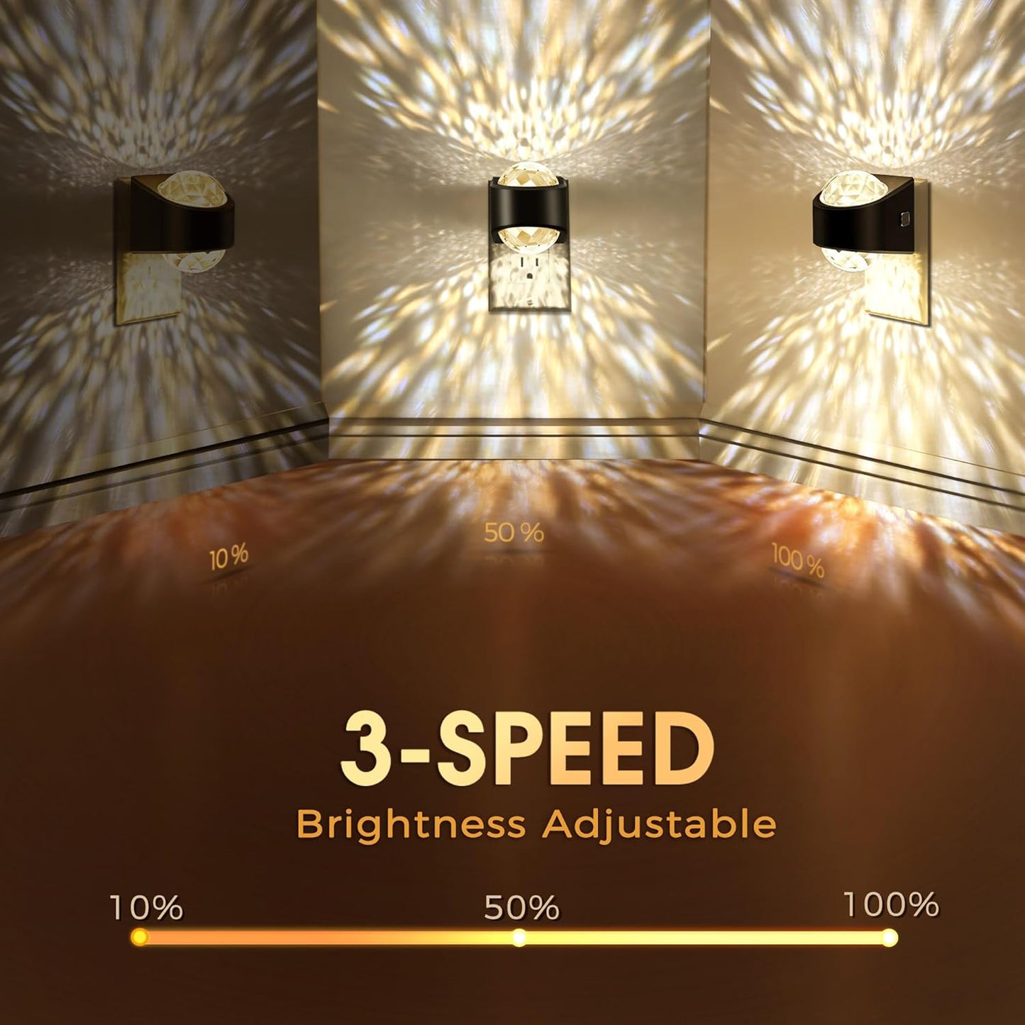 Briignite Night Light, Night Lights Plug into Wall, LED Projector Nigh