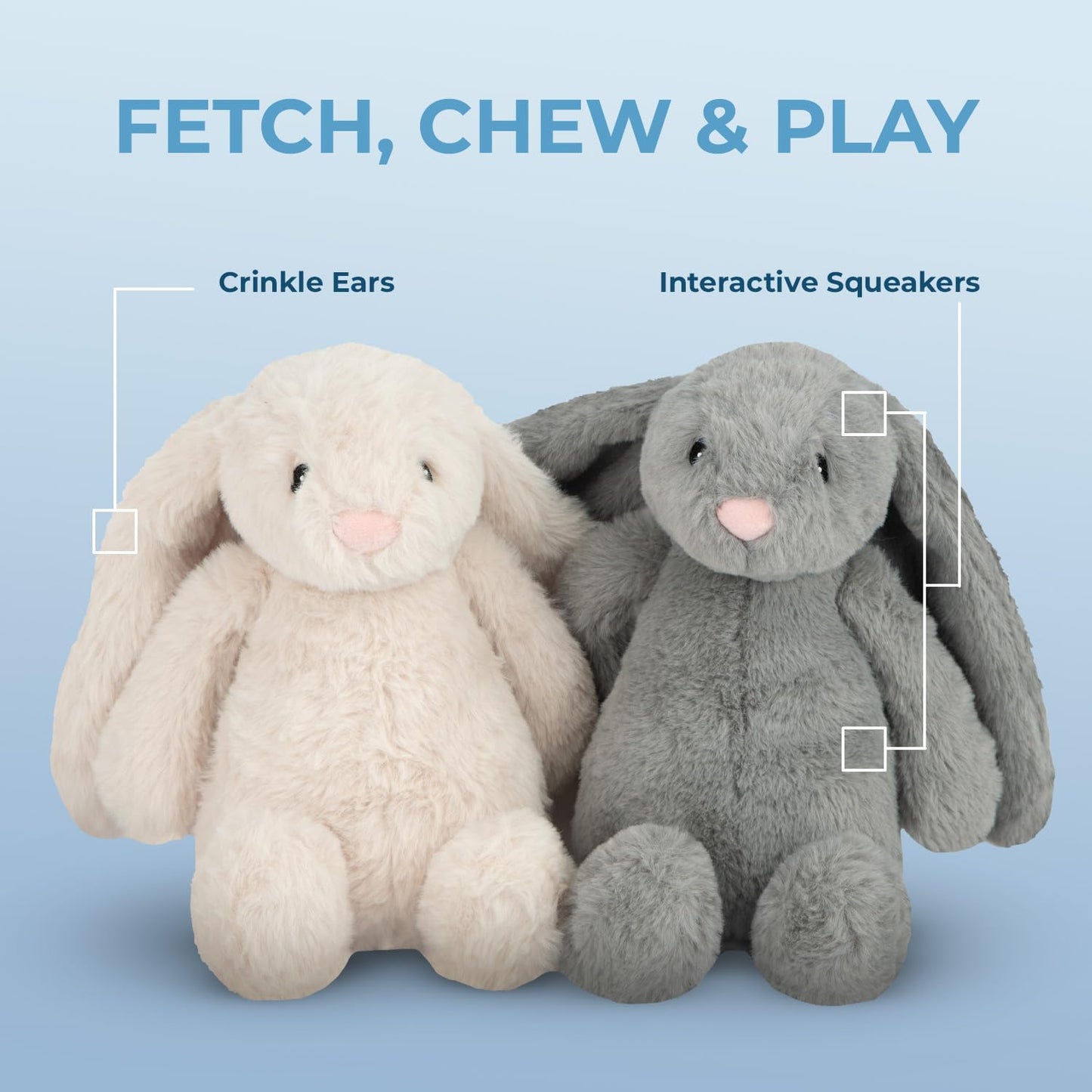 Best Pet Supplies Interactive Squeaky Dog Chew Toy, Ideal Dog Toys for