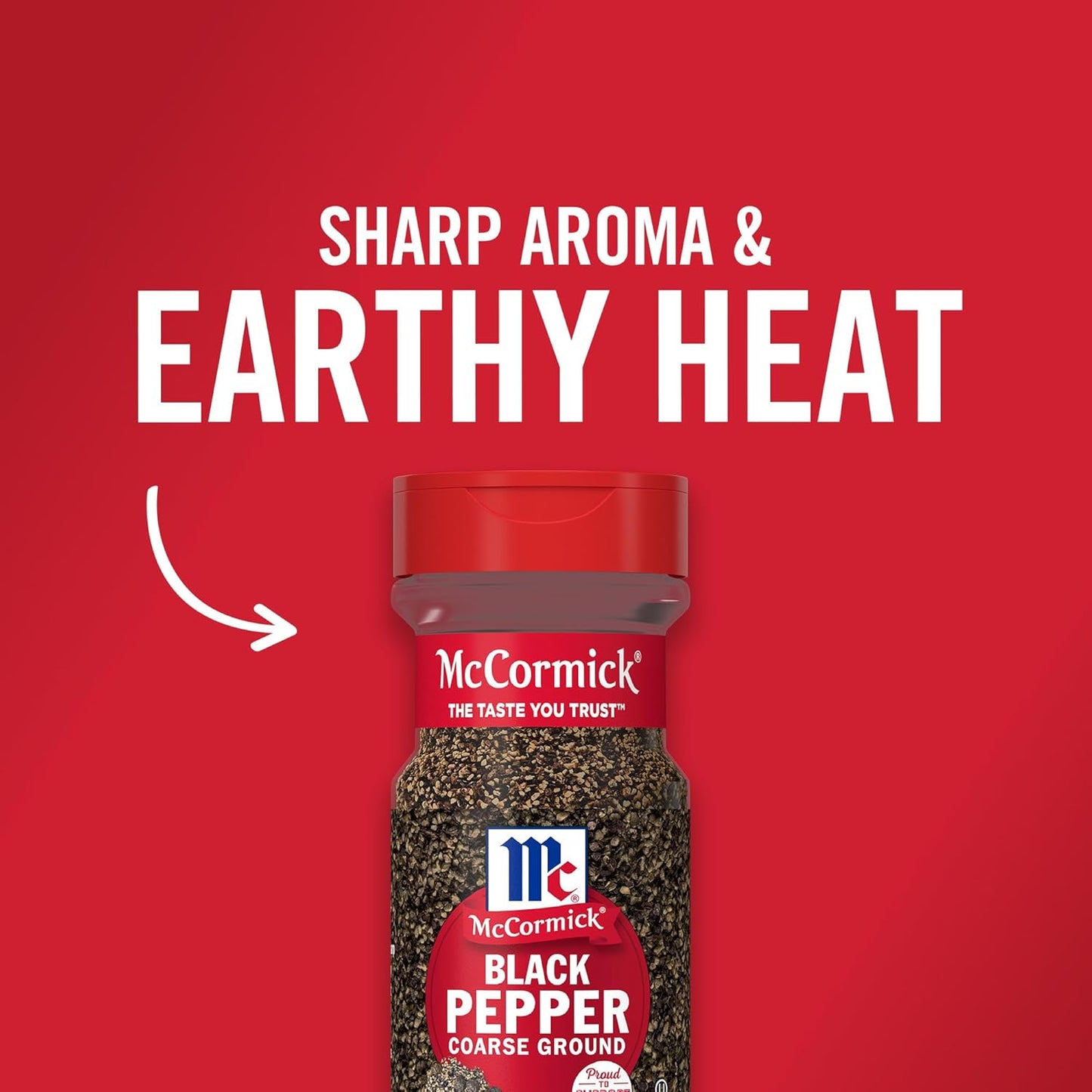 McCormick Coarse Ground Black Pepper, 3.12 oz