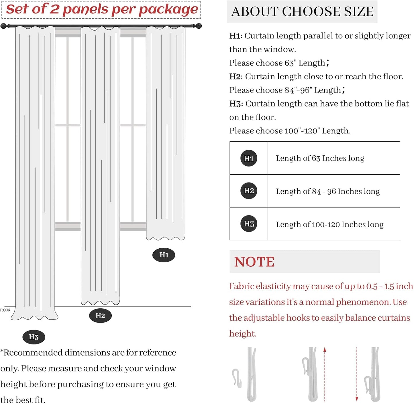 Pinch Pleated Linen Curtains 96 Inches Long for Living Room Bedroom, Light Filtering Boho Window Drape 96 inch 2 Panels Burgs with Hooks&Rings 8ft Cream Birch Sliding Glass Door Sheer Curtain Decor