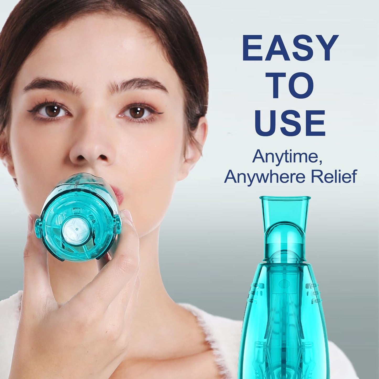 Flutter Valve, Breathing Exercise Device, Medical-Grade Material, Adju