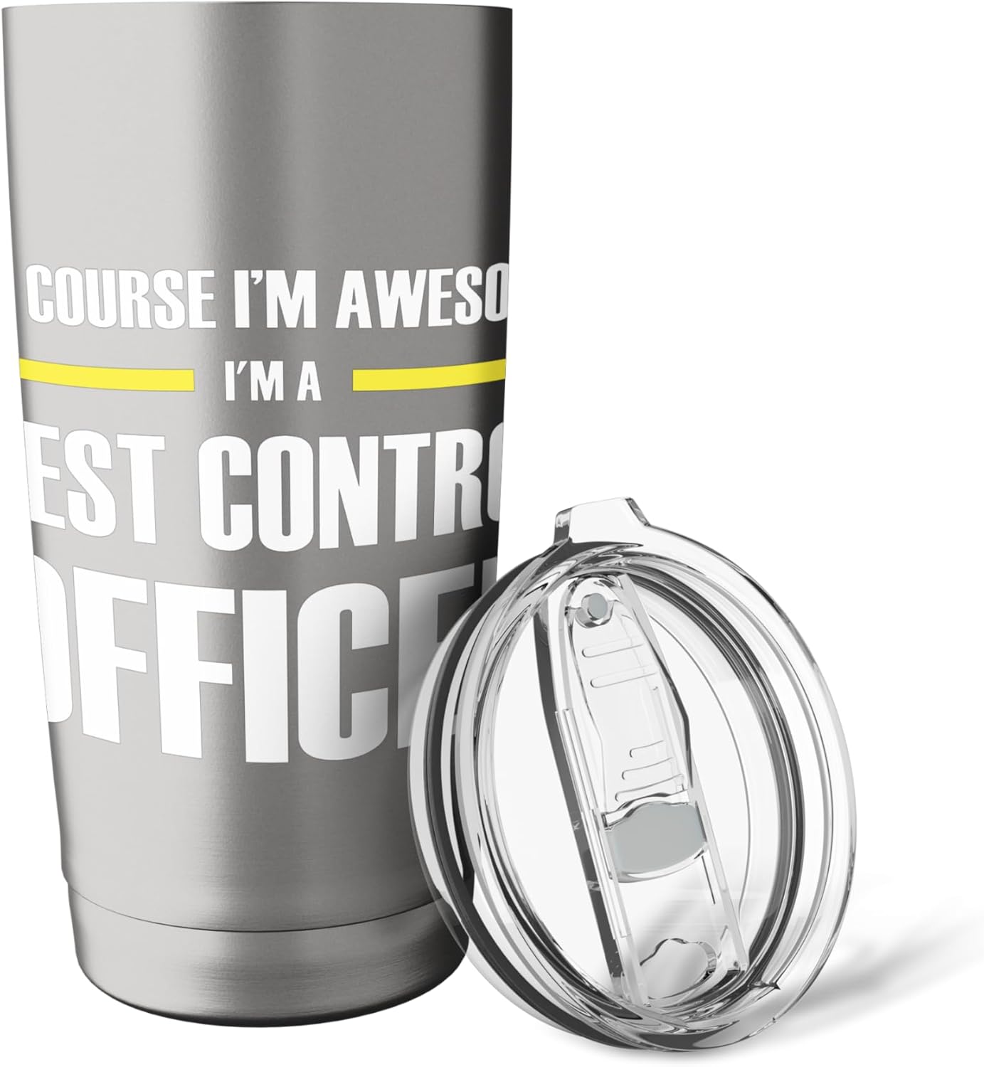 The Original Awesome Pest Control Officer Stainless Steel Insulated Tumbler