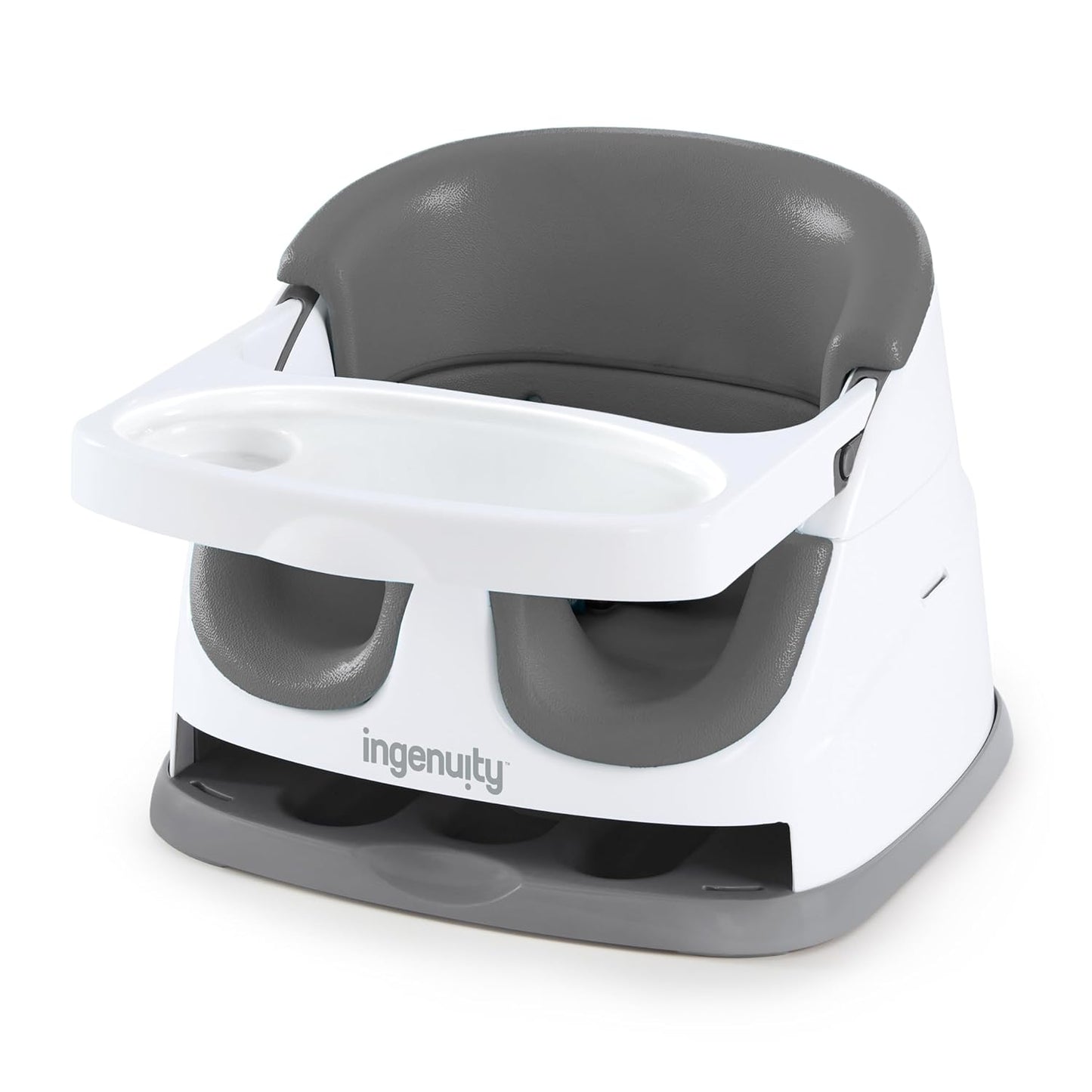 Ingenuity Baby Base 2-in-1 Booster Feeding and Floor Seat with Self-St