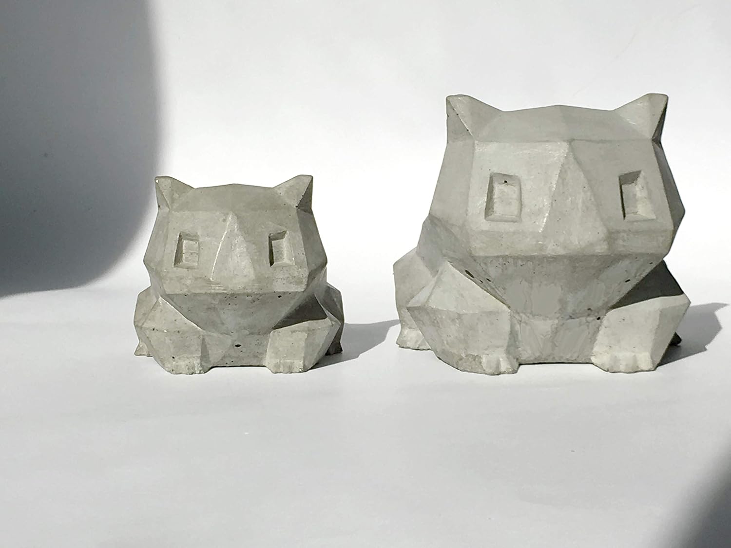 Silicone Mold Concrete Toy Faceted Diy Planter Candle Holder Pot Tea L