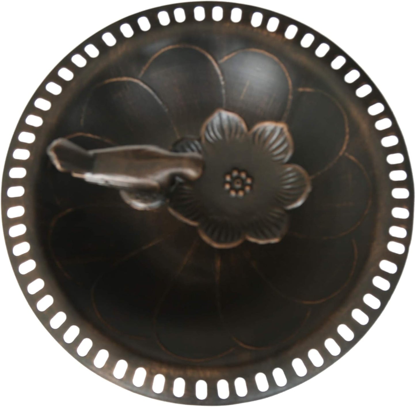 Christopher Knight Home Anessa Outdoor Aluminum and Iron Bird Bath, Shiny Copper