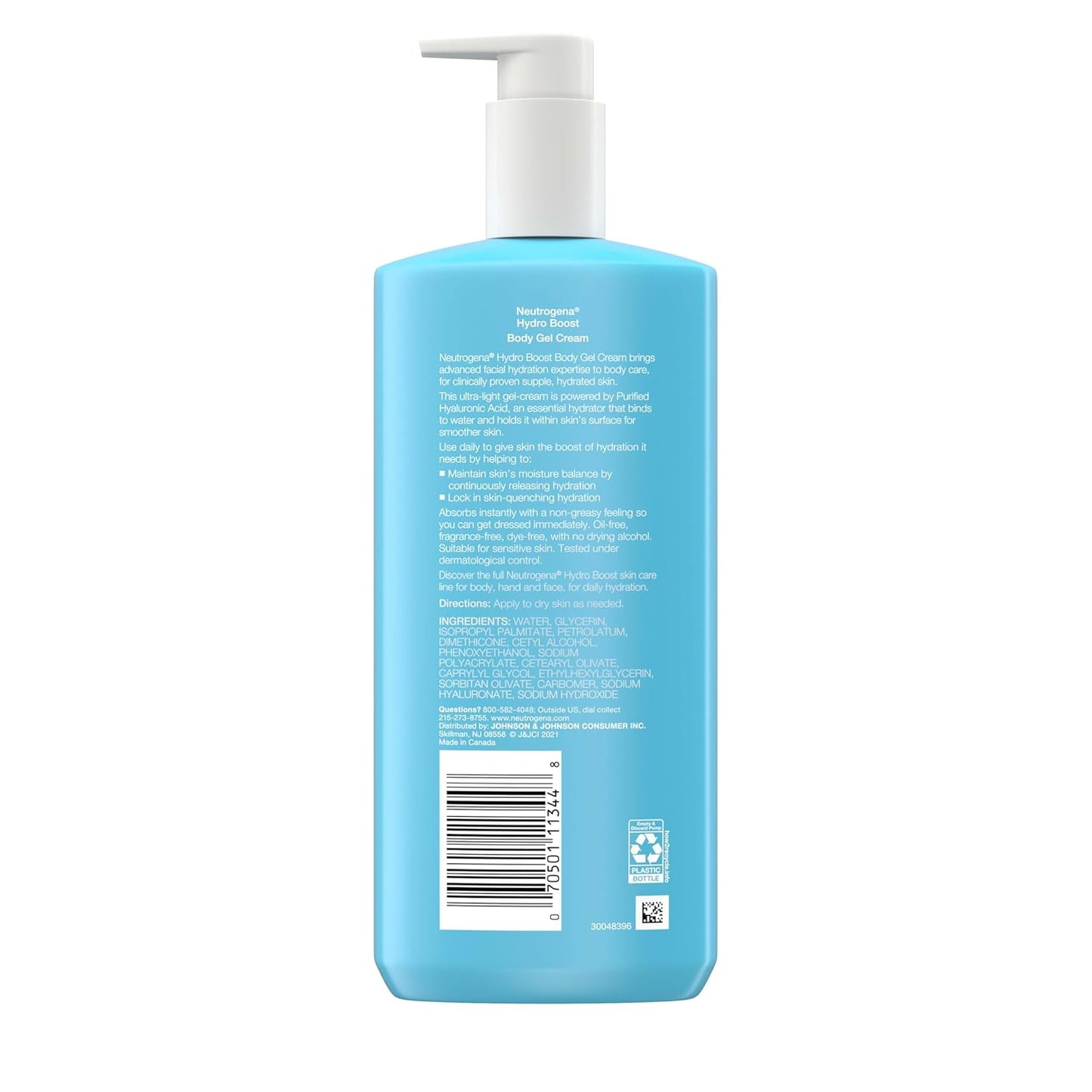 Neutrogena Hydro Boost Body Moisturizing Gel Cream with Hyaluronic Aci