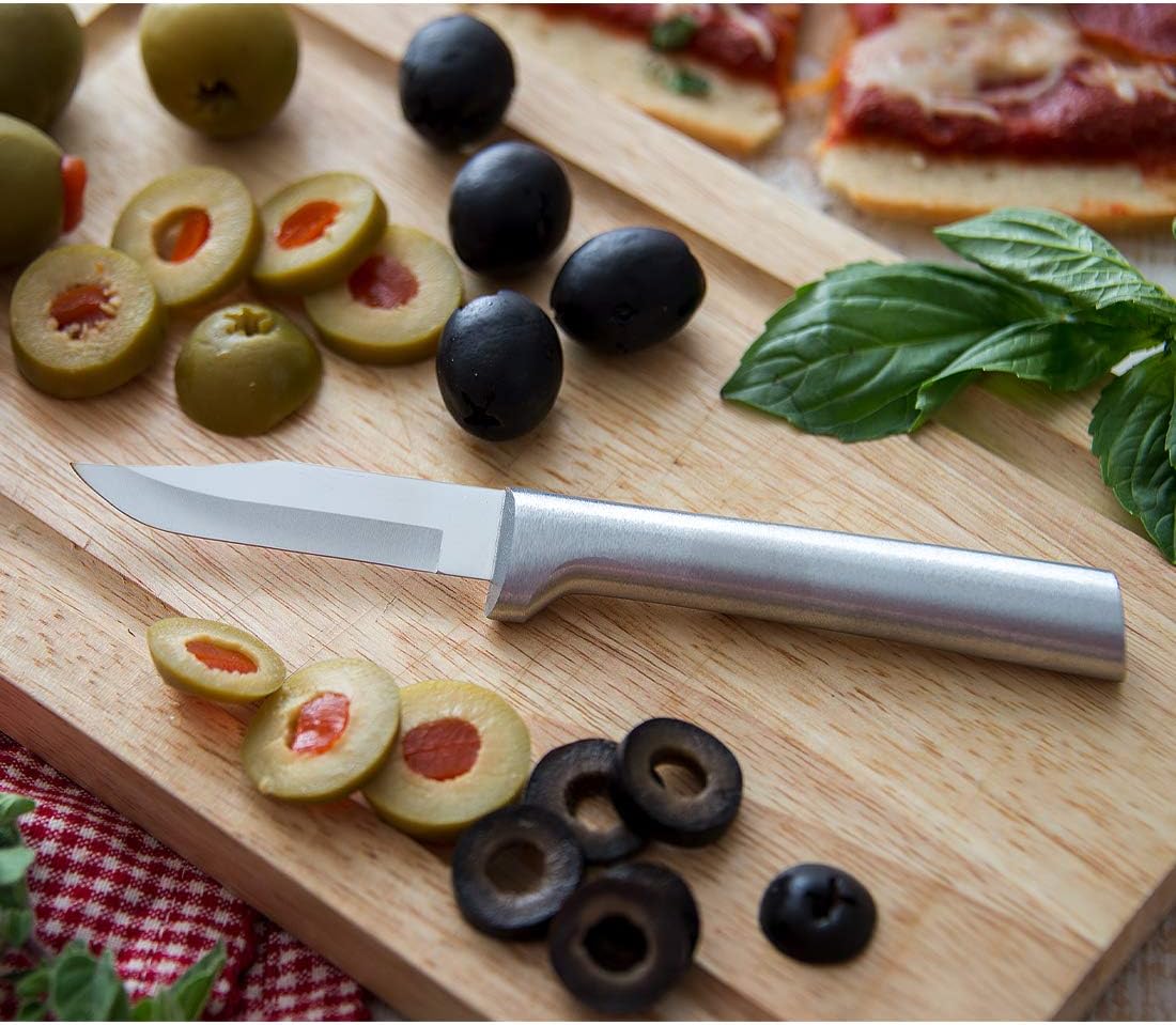 Rada Cutlery Peeling Paring Knife (R102), 2.5" Stainless Steel Blade, 