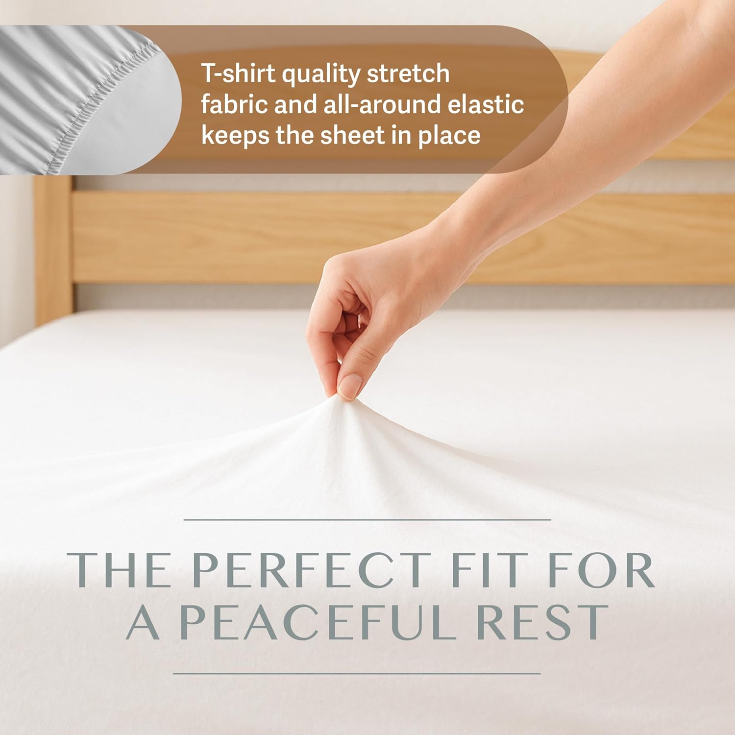 BLISSFORD - 2 Pack Fitted Hospital Bed Sheets with Elastic All Around 