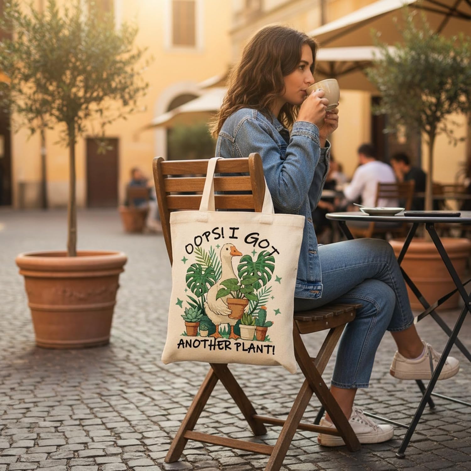 Tian Zhun Gardening Gifts Canvas Tote Bag Mothers Day Gardening Gifts 