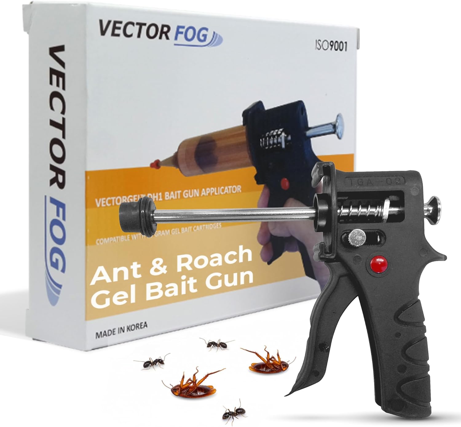 DH1 Gel Bait Gun - Precision Insect Bait Gun for Ant, Roach, and Pest 