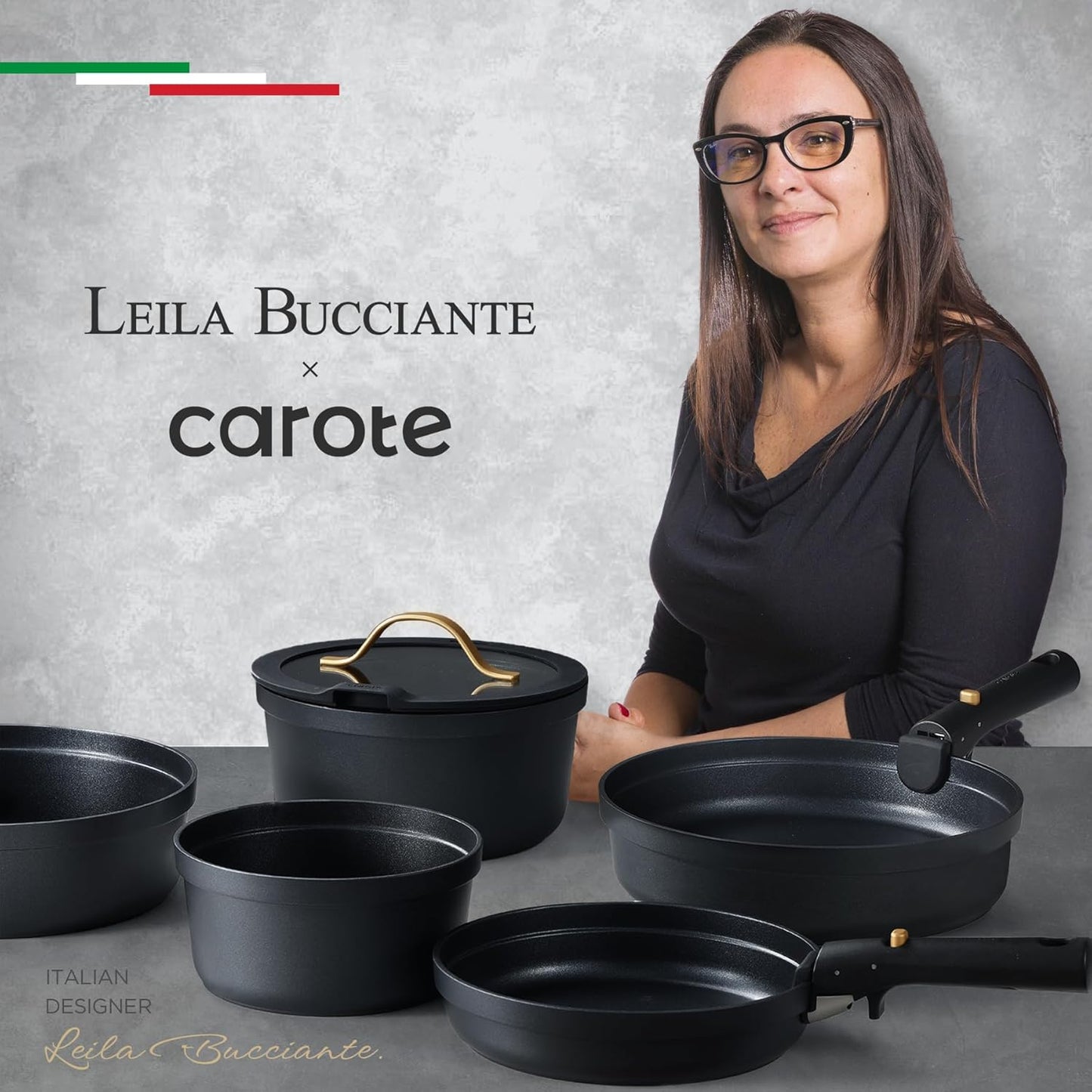 CAROTE 19pcs Pots and Pans Set Non Stick, Nonstick Cookware Set, Dishw