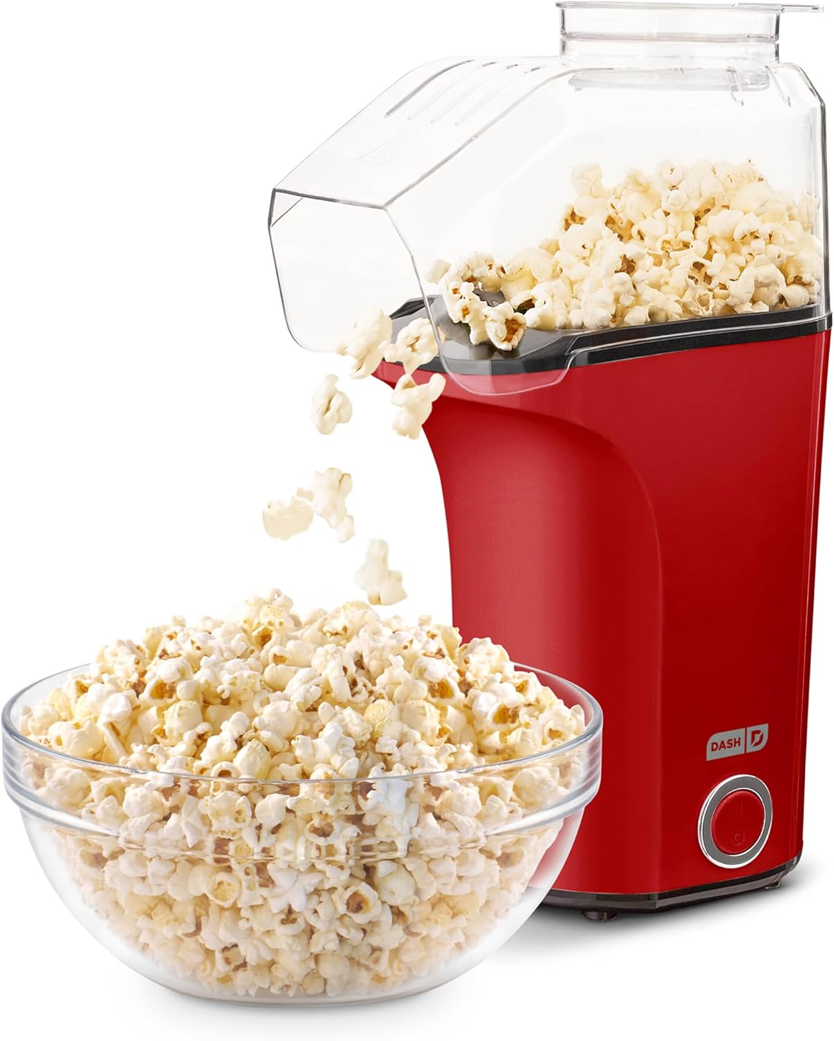 DASH Fresh Pop Popcorn Maker - Oil-Free, Air Popcorn Popper - With Mea