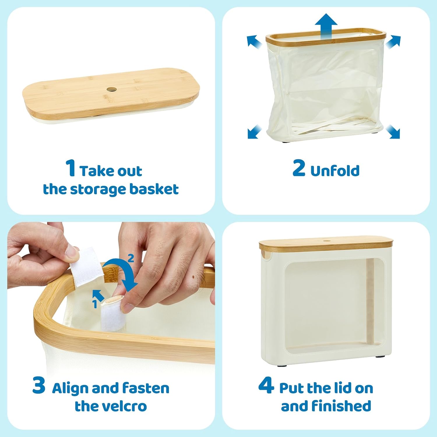 Toilet Paper Storage with Lid, Large Toilet Paper Holder for up to 12 