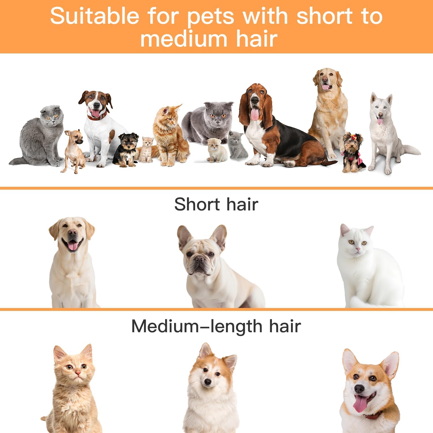 AIRROBO Dog Grooming Vacuum Kit,12000Pa Strong Pet Vacuum for Shedding