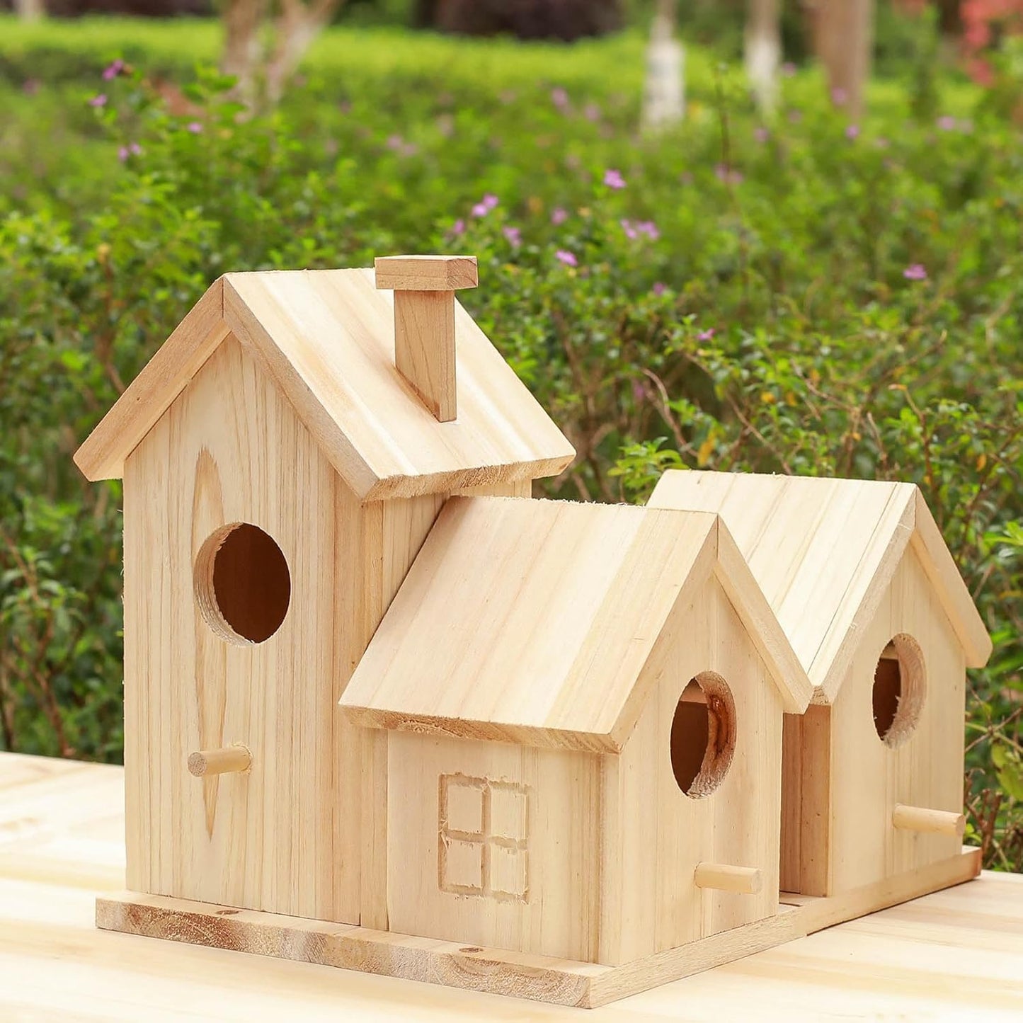 Wooden Bird House Kit,Outdoor Hanging DIY Birdhouse Kit for Kids Woodcraft,Bird Houses for Outside.