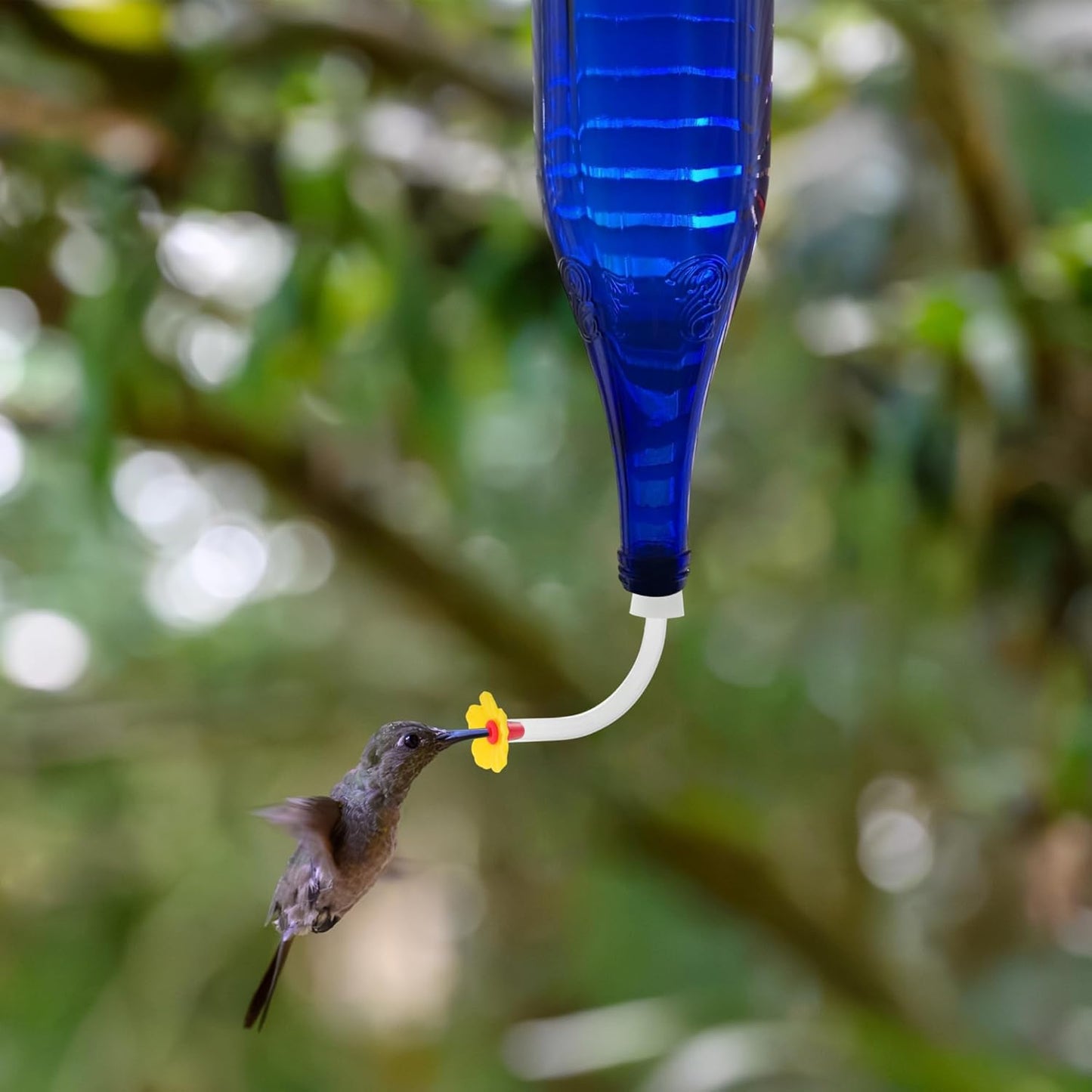 Hummingbird Feeder Parts, Flower L-Shaped Hummingbird Feeder, Replacem