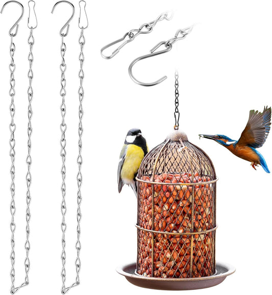 EBOOT 2 Pack Hanging Chain for Bird Feeders, Planters, Lanterns and Ornaments (35 Inch)