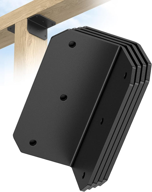 4 Inch L Bracket Corner Brace, 90 Degree Angle Iron Support Brackets, 