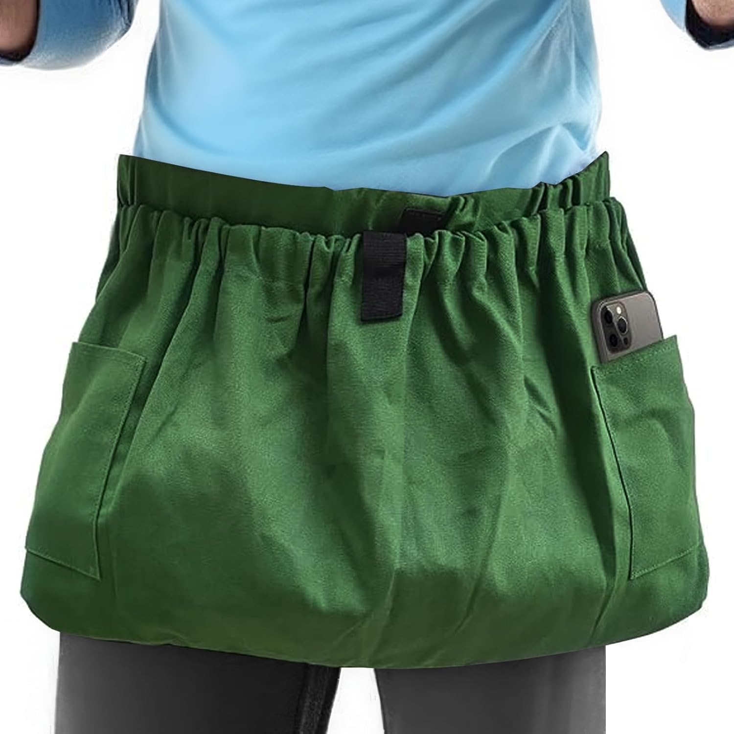 Gardening Apron with Pockets - Adjustable Harvest Apron Weeding Apron 