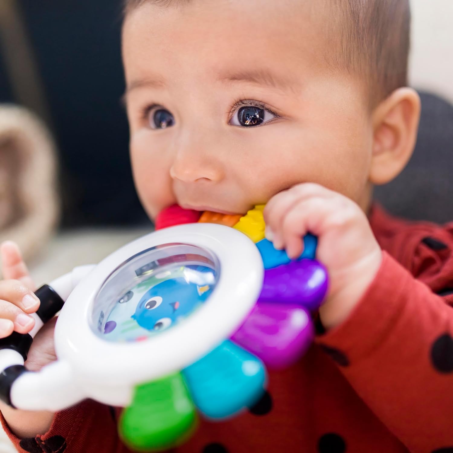 Baby Einstein Outstanding Opus The Octopus Sensory Rattle & Teether Mu
