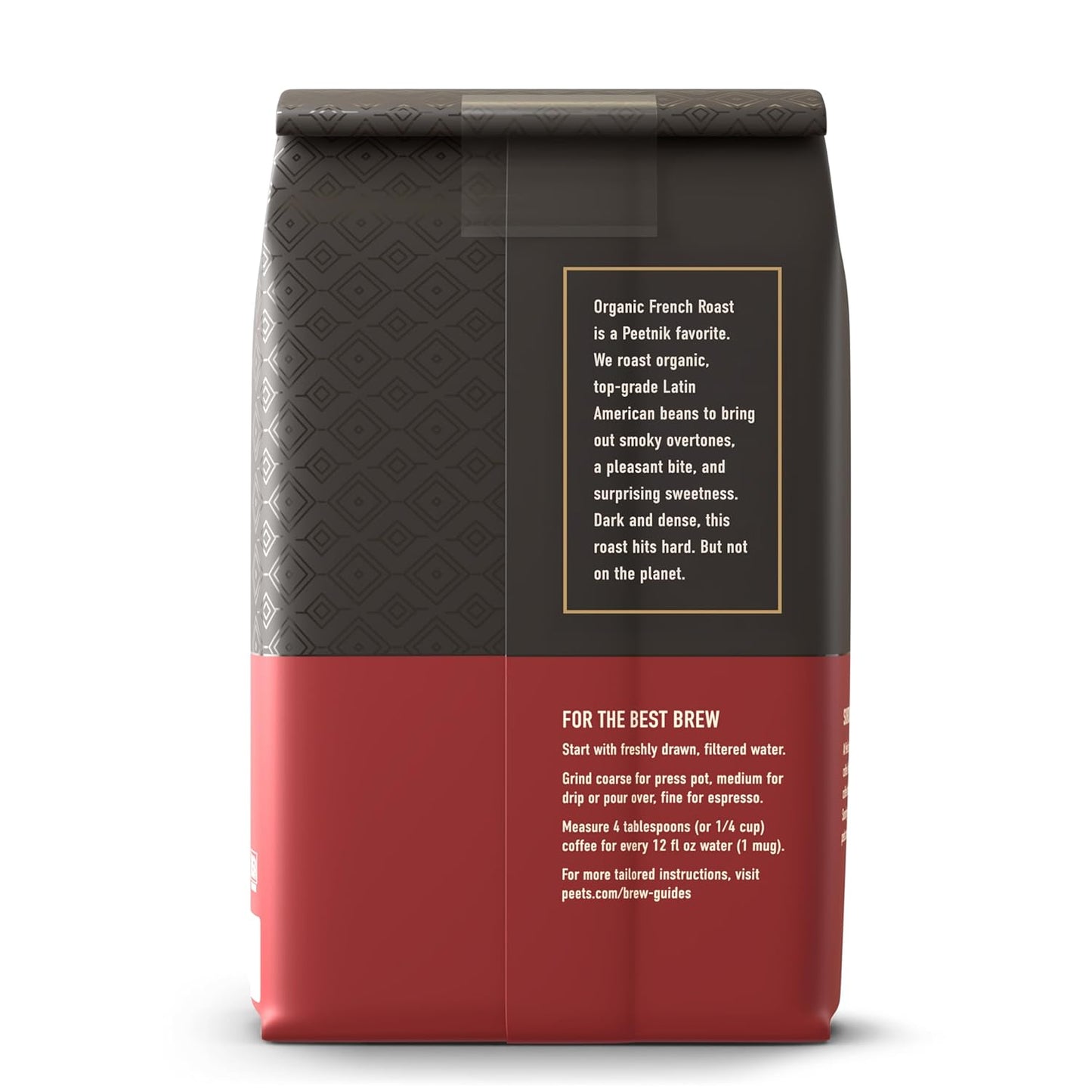 Peet's Coffee, USDA Organic Dark Roast Ground Coffee, 100% Arabica Cof