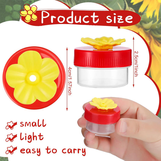 8 Pcs Hummingbird Feeder Handheld Window Flower Mini Hand Held Humming