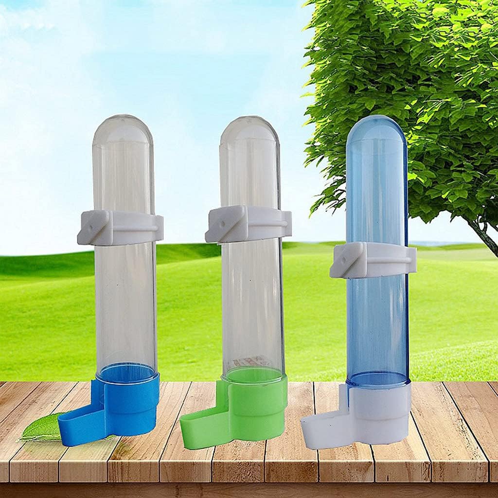 Pet Bird Auto Feeder Parrot Cockatiel Feeding Water Drinker Cup Bowl D