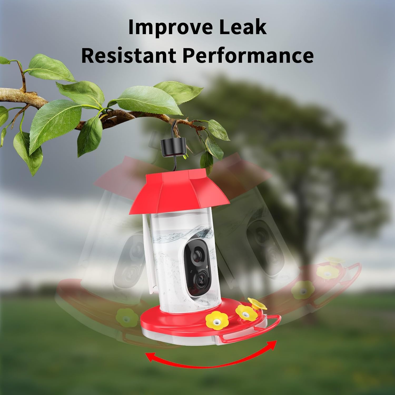 Leak-Proof Cover for Hummingbird Feeder with Camera, Sealing Cap, Repl