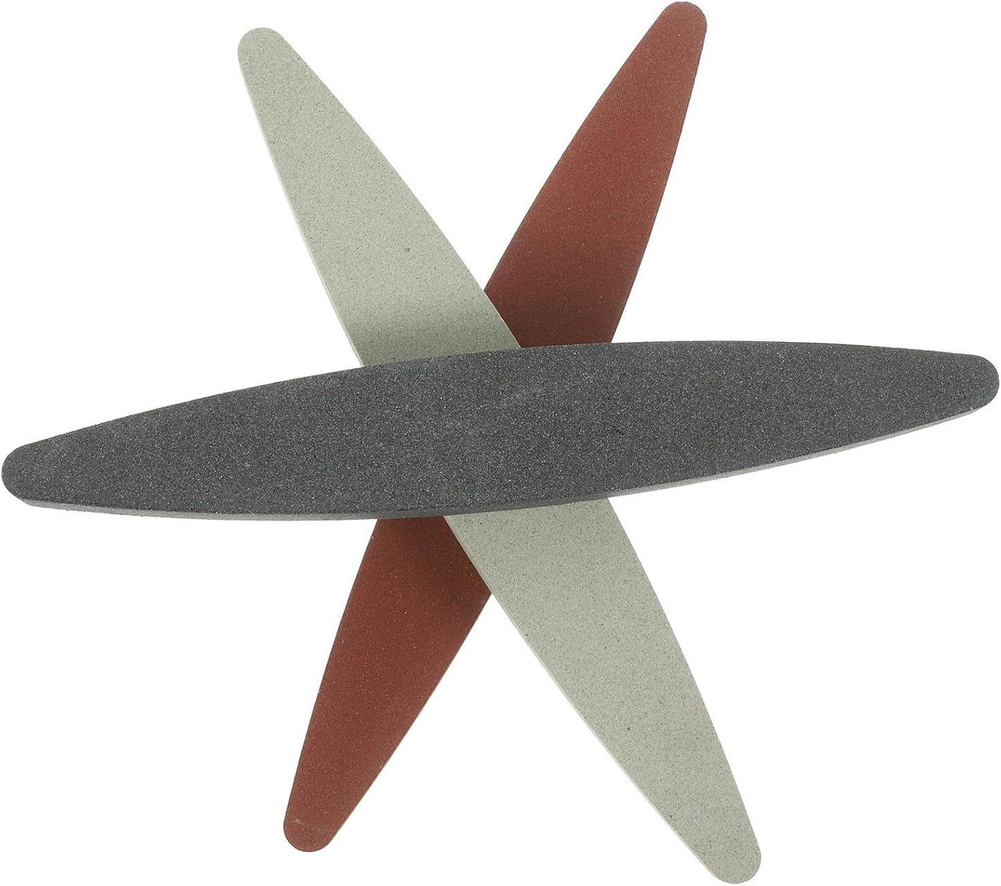 Milisten Sharpening Stone 230mm 180 Grit Oval Whetstone Set with Alumi